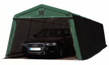 zeltgarage von profizelt24 in grün