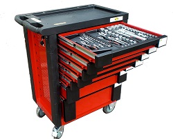 Bensontools Werkzeugwagen inklusive Werkzeug mit über 500 Teilen