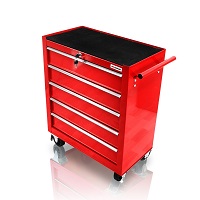 Holzinger Werkzeugwagen HWW in Rot mit Rollen