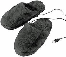 Beheizbare Hausschuhe Wärmeschuhe mit USB Anschluss