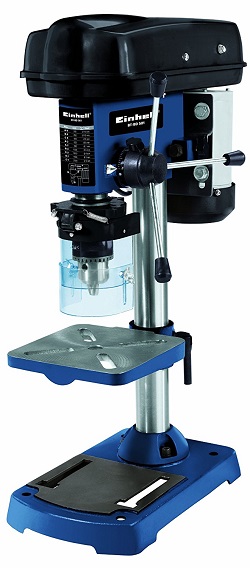 säulenbohrmaschine ständerbohrmaschine von einhell mit stufenloser Höhenverstellung