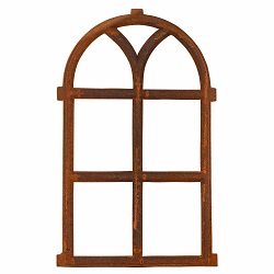 Aubaho Nostalgie Eisenfenster