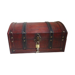 Piratenkiste aus Holz
